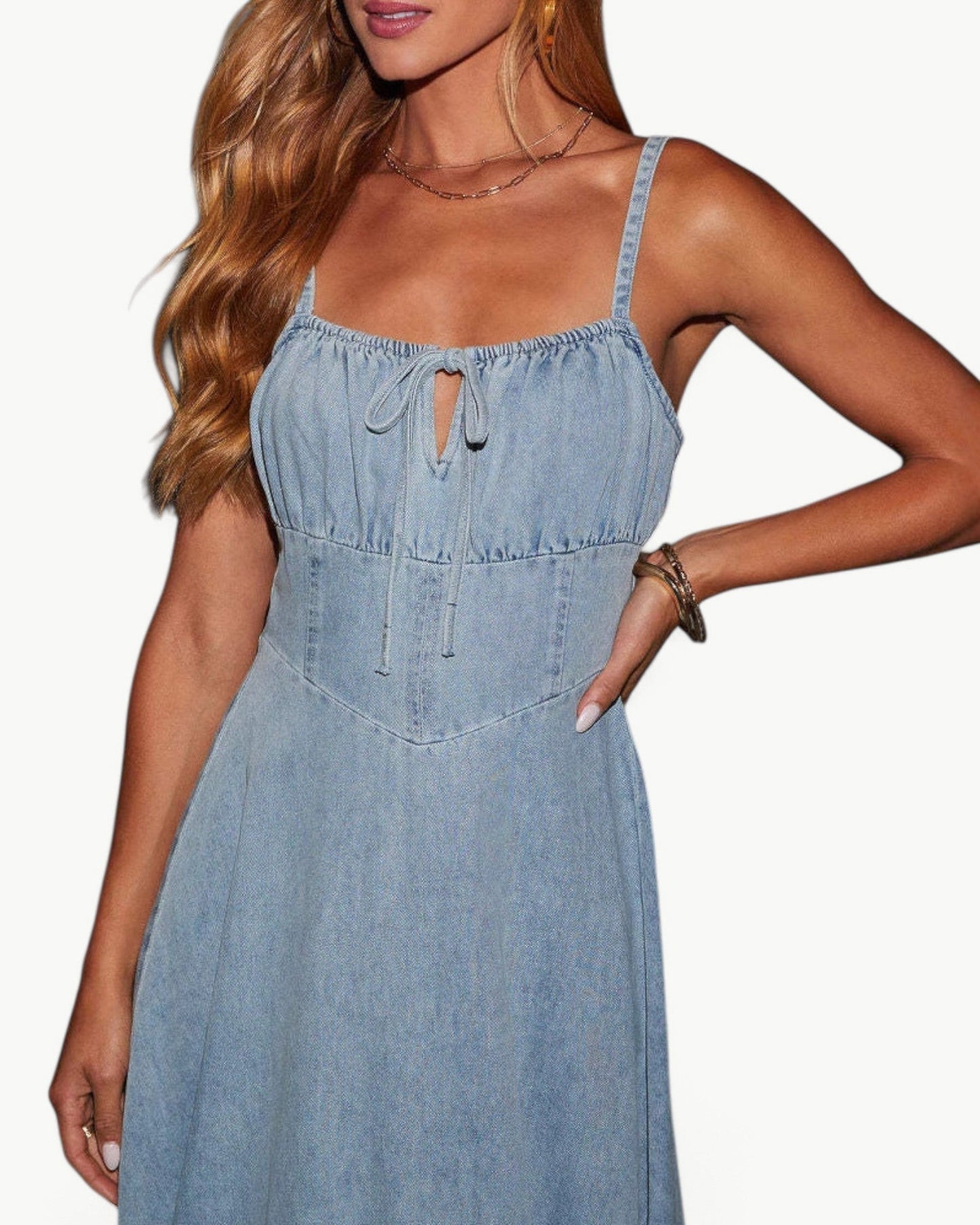 Eliana | Summer Breeze Denim Dress