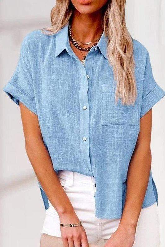 PHOEBE | TRENDY LIGHTWEIGHT BUTTON-UP SHIRT FOR WOMEN