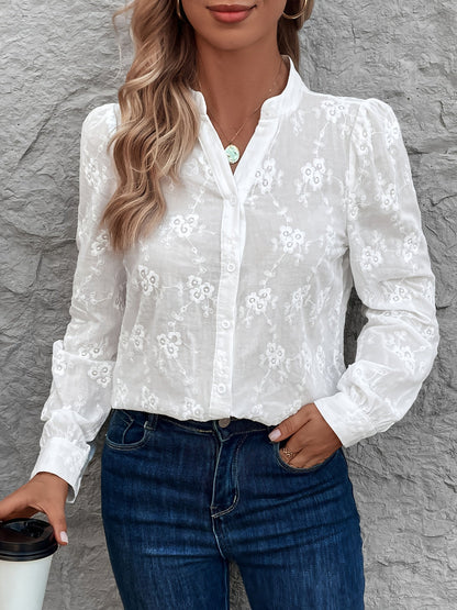 Jacqueline | Elegant Blouse with Lace Details