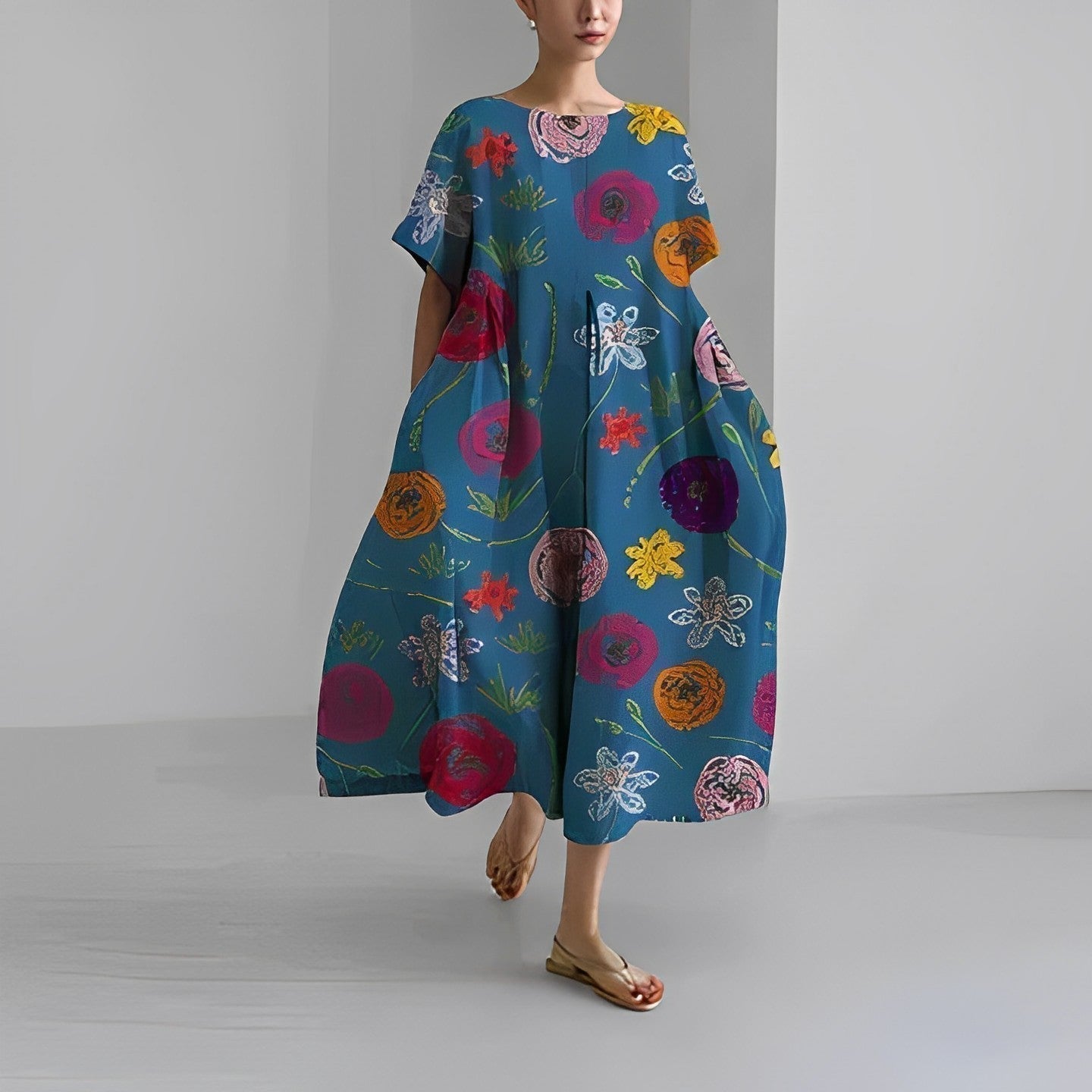 Renata | Bohemian Floral Dress