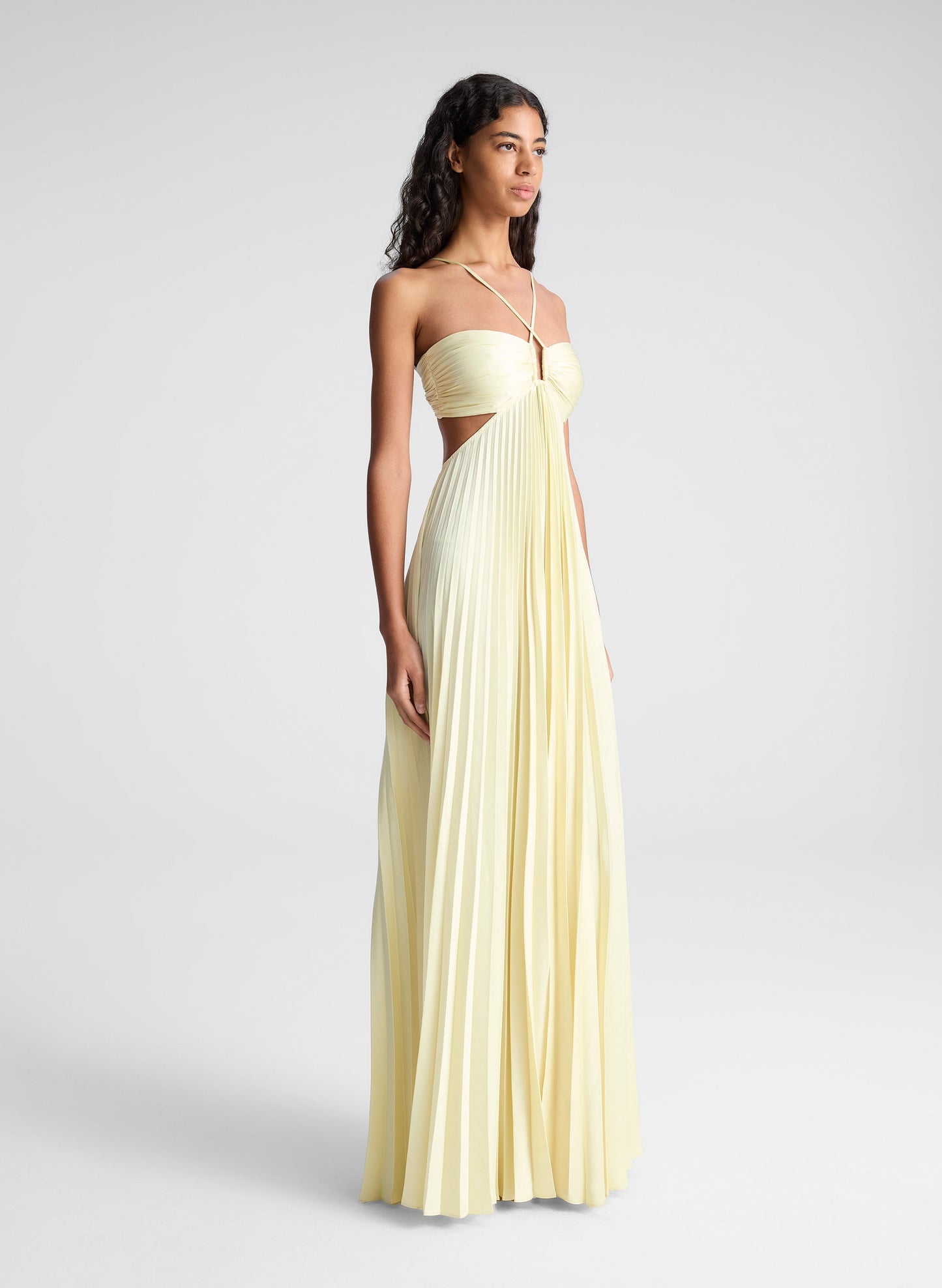 Elaris – Pleated Sunrise Gown