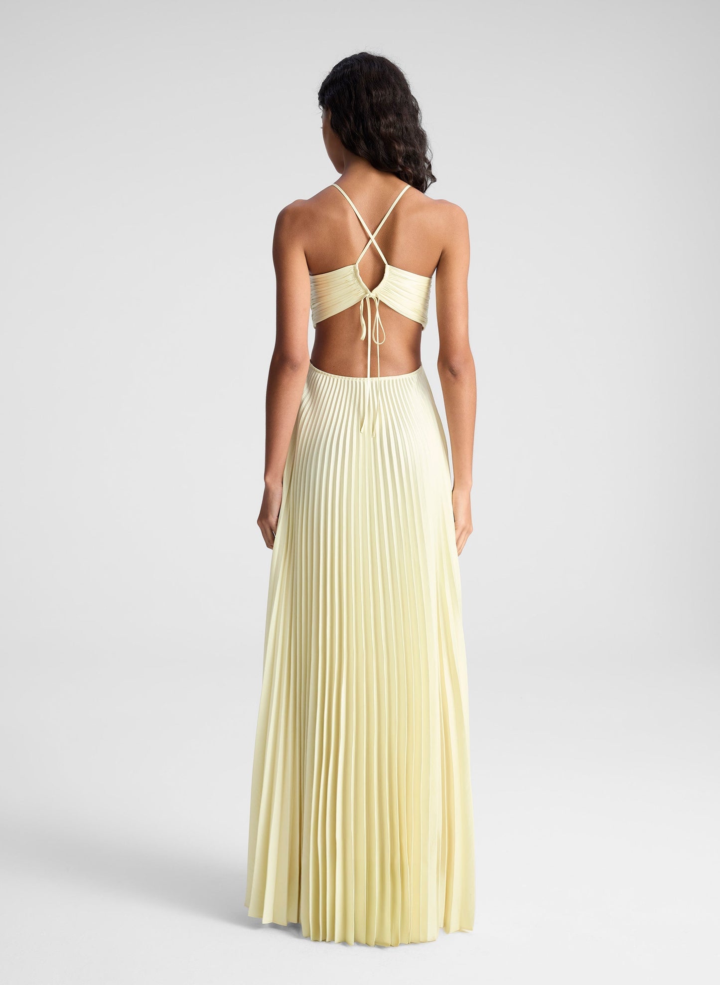Elaris – Pleated Sunrise Gown
