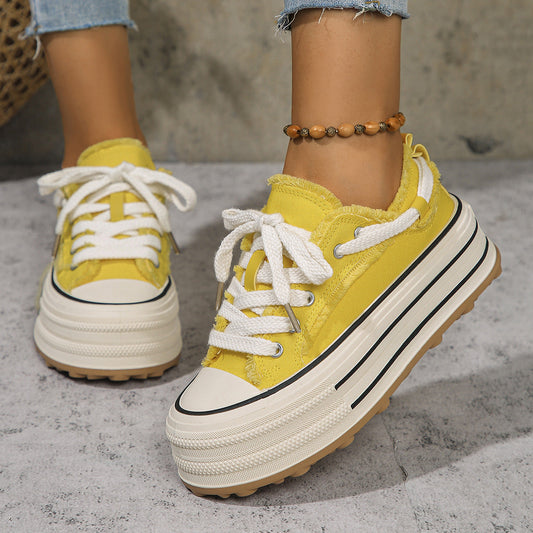 Luna West | Fringed Platform Sneaker
