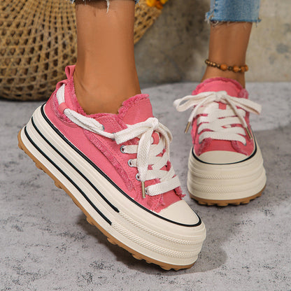 Luna West | Fringed Platform Sneaker