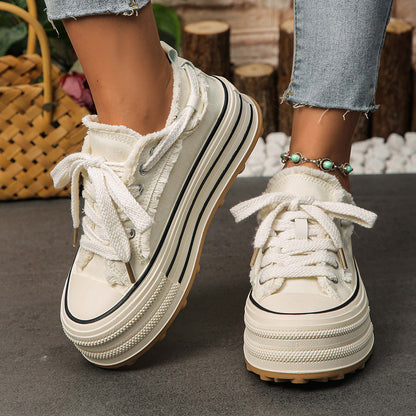 Luna West | Fringed Platform Sneaker