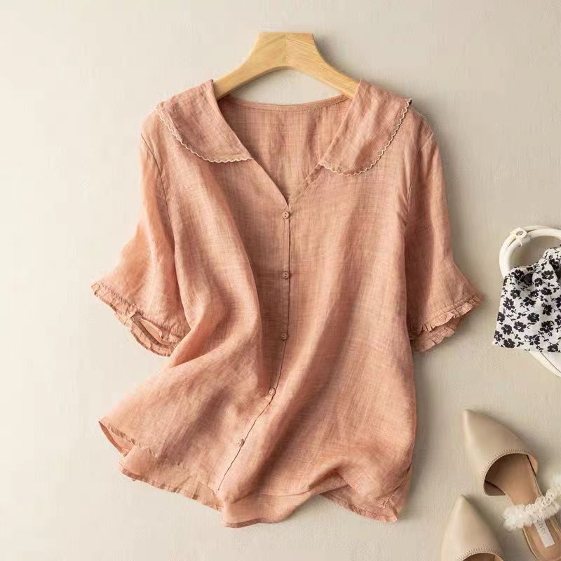 Mila | Vintage blouse with button