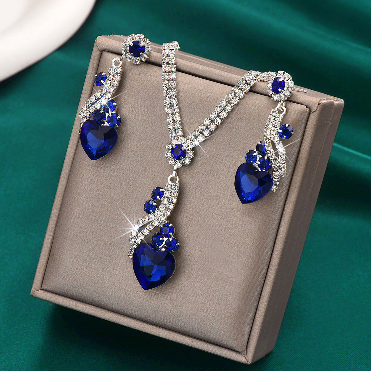 Clarissa  | Sparkle Elegance Rhinestone Jewelry Set