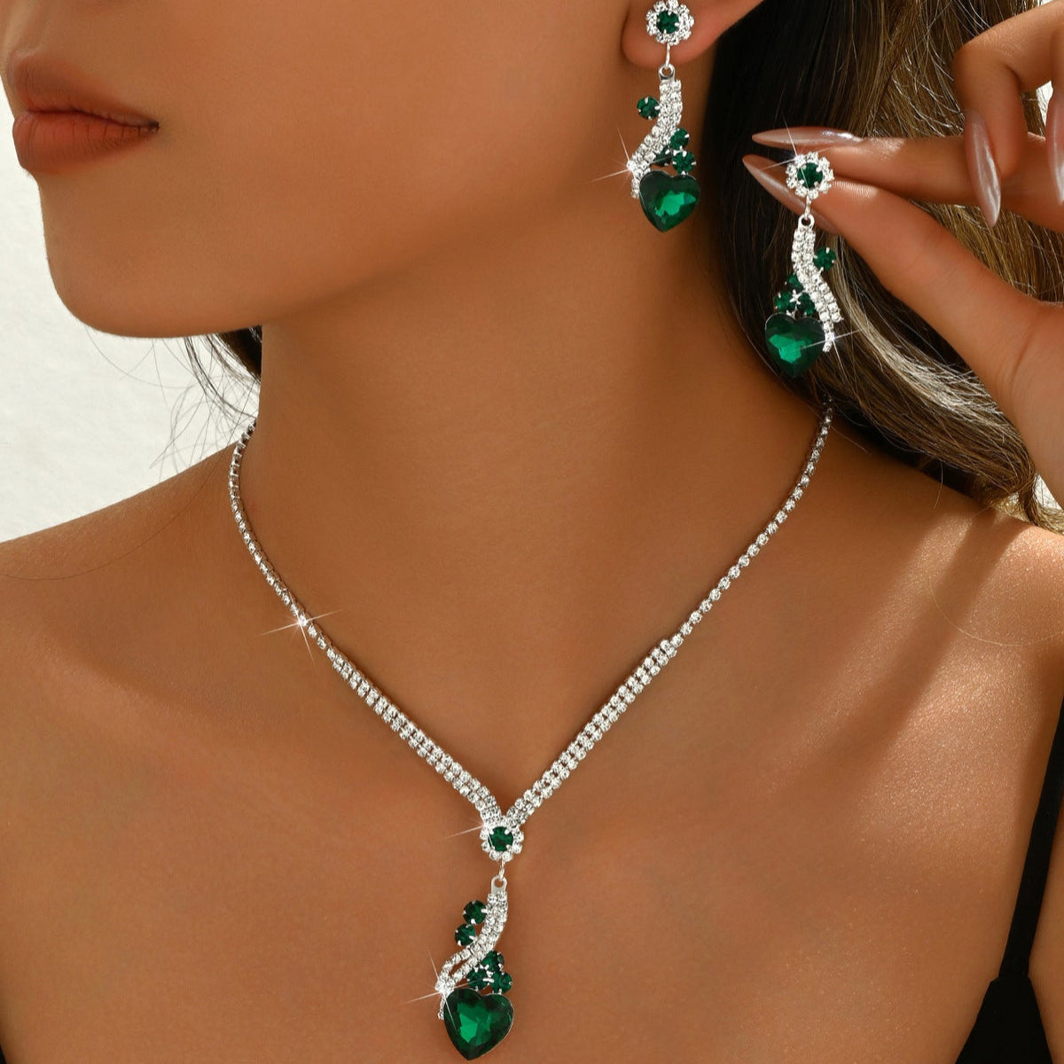 Clarissa  | Sparkle Elegance Rhinestone Jewelry Set