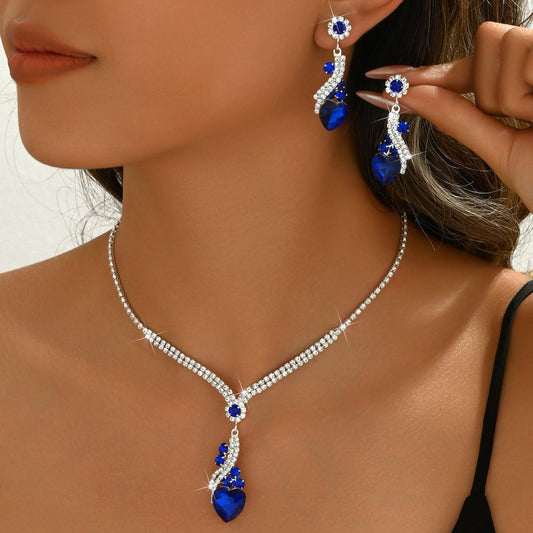 Clarissa  | Sparkle Elegance Rhinestone Jewelry Set