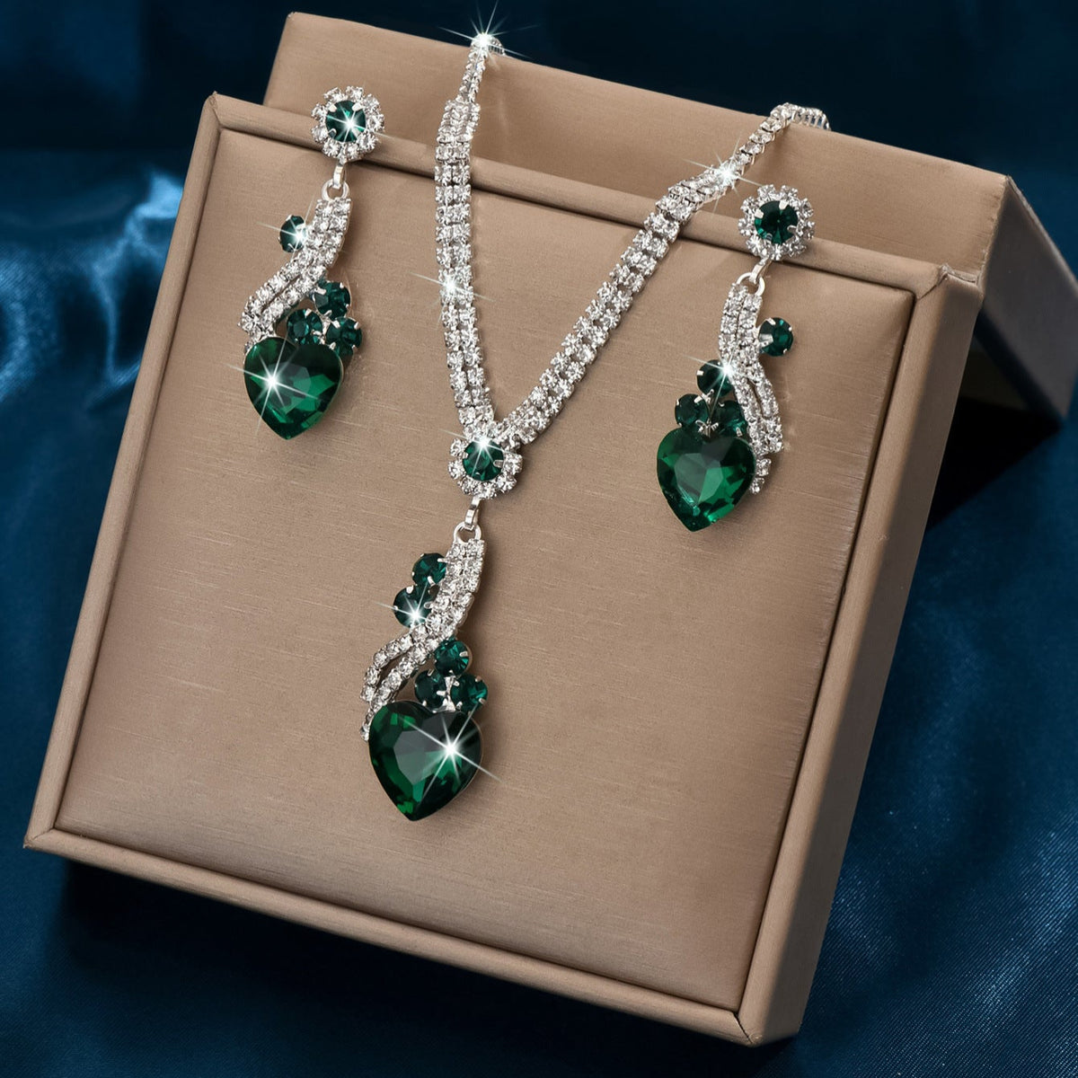 Clarissa  | Sparkle Elegance Rhinestone Jewelry Set