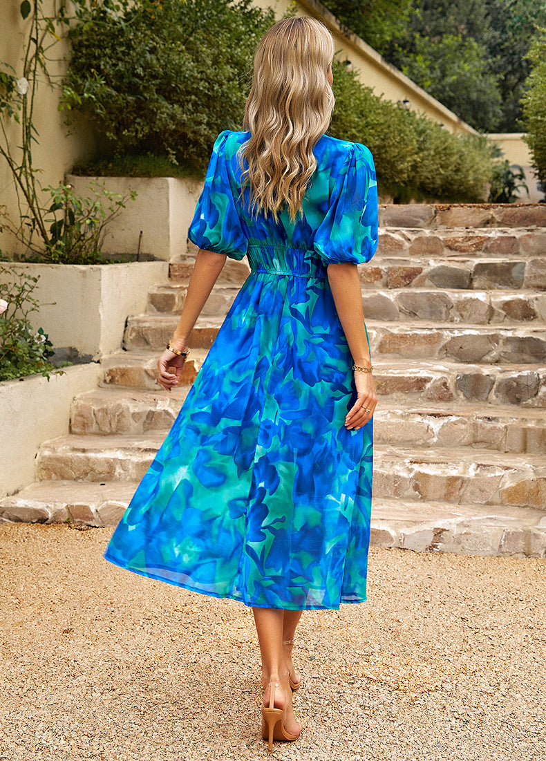 Aurora – Elegant Floral Dress