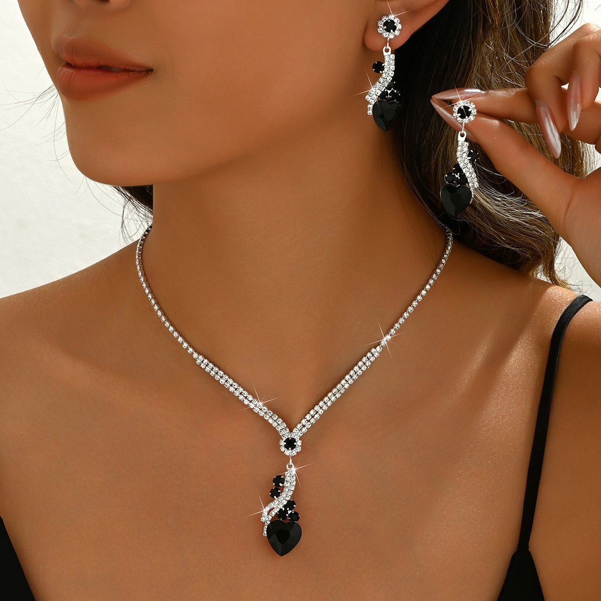 Clarissa  | Sparkle Elegance Rhinestone Jewelry Set