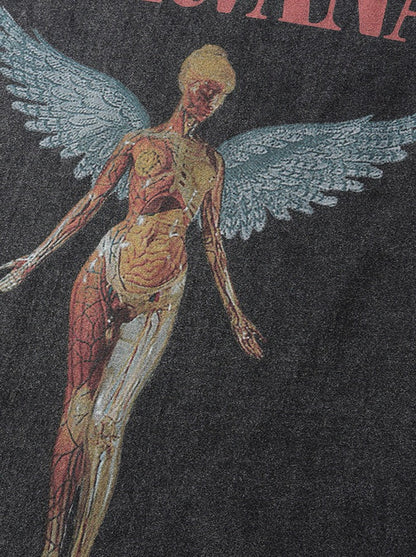 Nirvana - Washed Rock Band Shirt