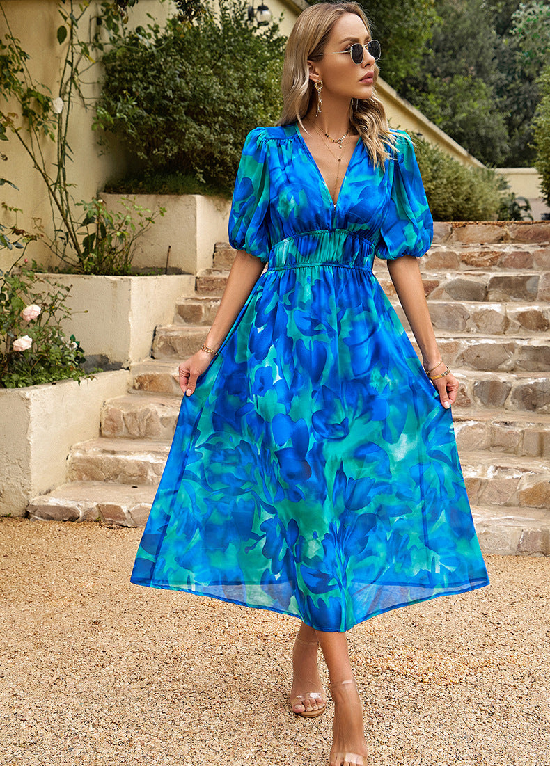 Aurora – Elegant Floral Dress