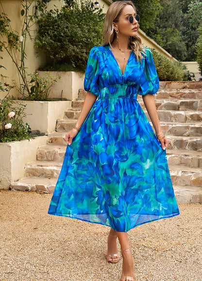 Aurora – Elegant Floral Dress