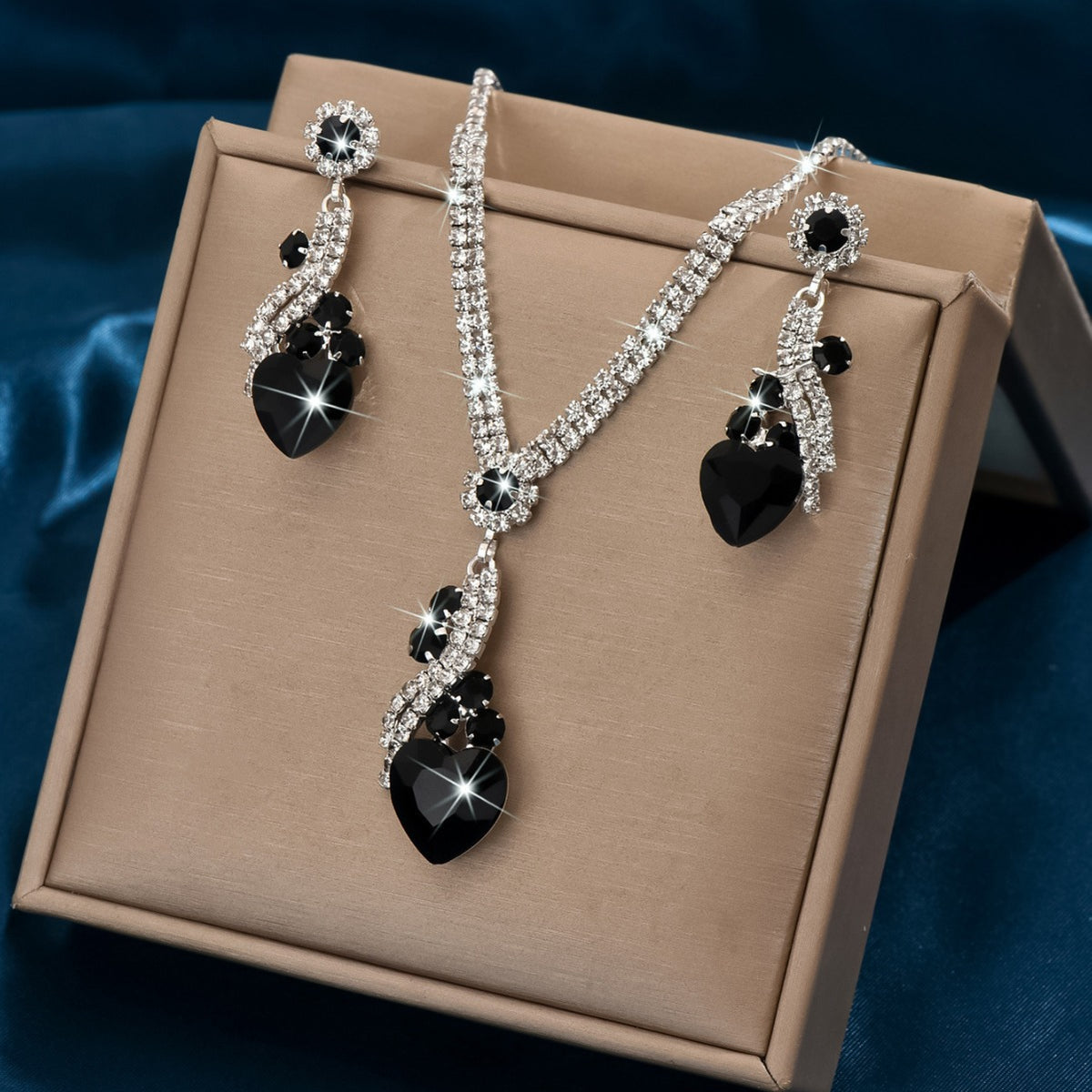 Clarissa  | Sparkle Elegance Rhinestone Jewelry Set
