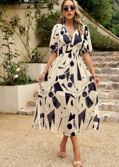 Aurora – Elegant Floral Dress