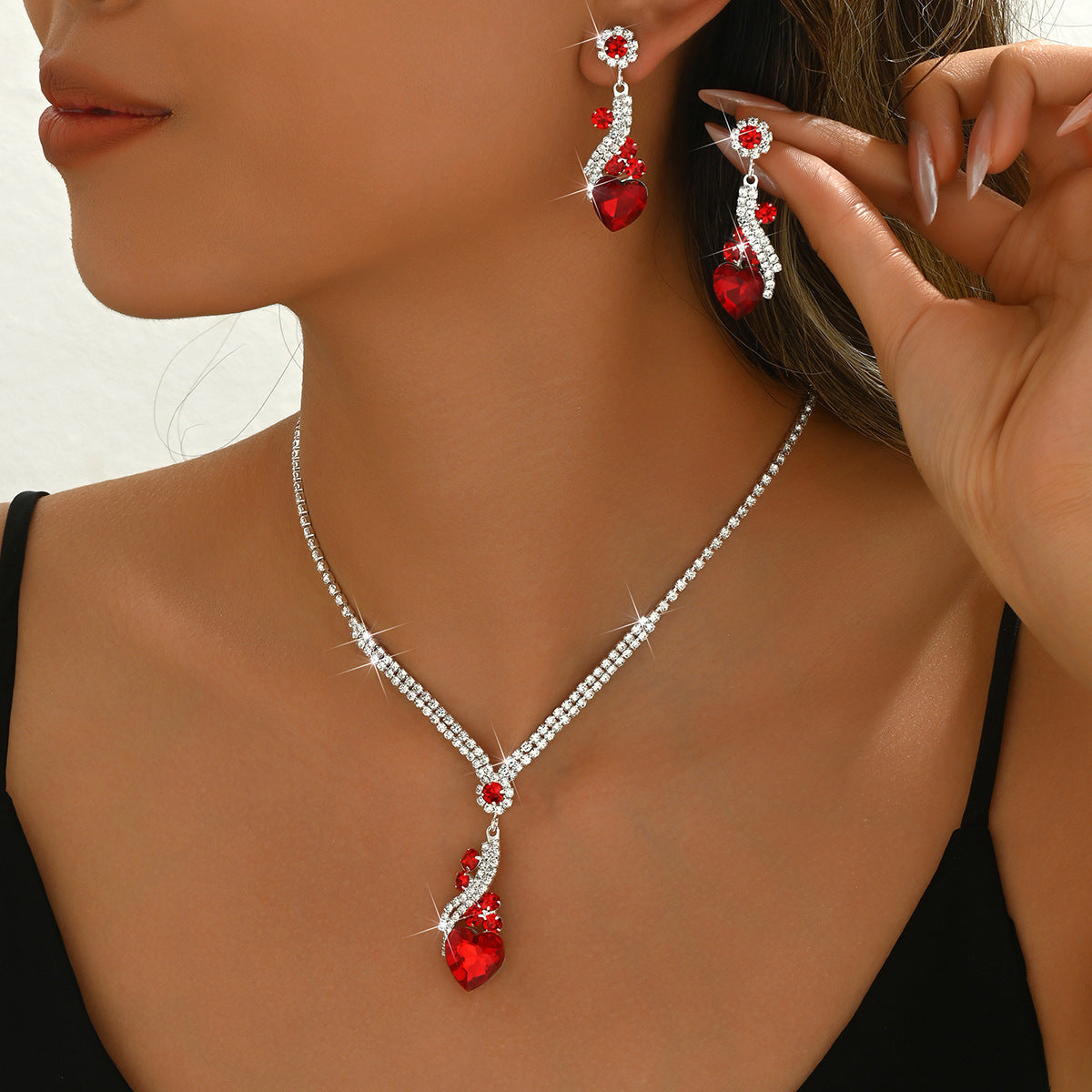 Clarissa  | Sparkle Elegance Rhinestone Jewelry Set