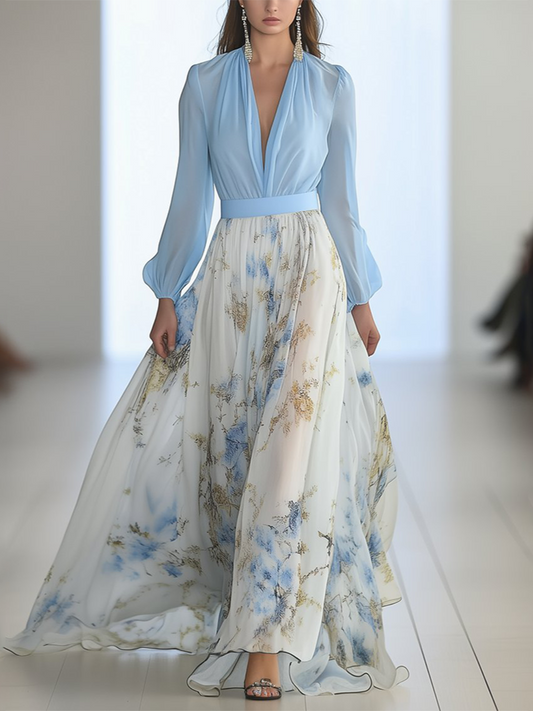 Zara | Long Dress with Floral Print