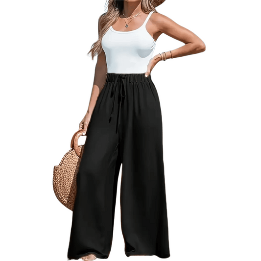 Eden | Airy High Waist Wide Leg Pants