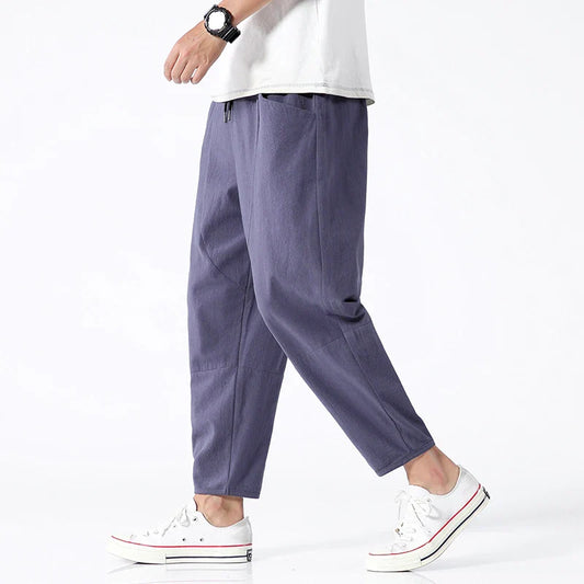 Logan | Urban Cropped Cotton Pants