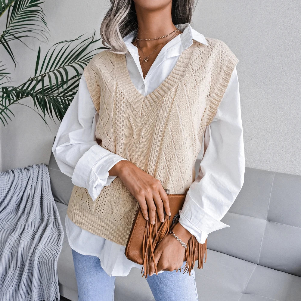 Stella Knitted Vest Sweater