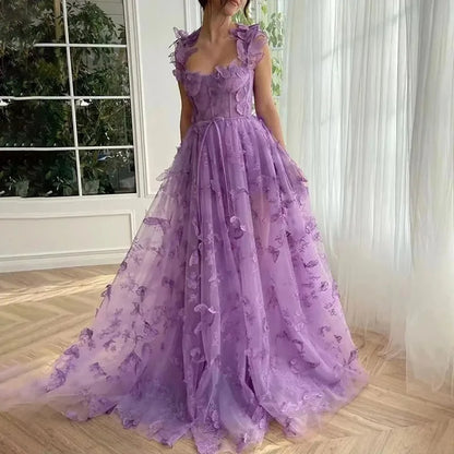 Amelia | Butterfly Sage Prom Gown