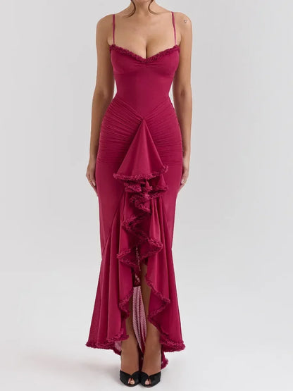 Amara | Irregular Mesh Bodycon Party Dress