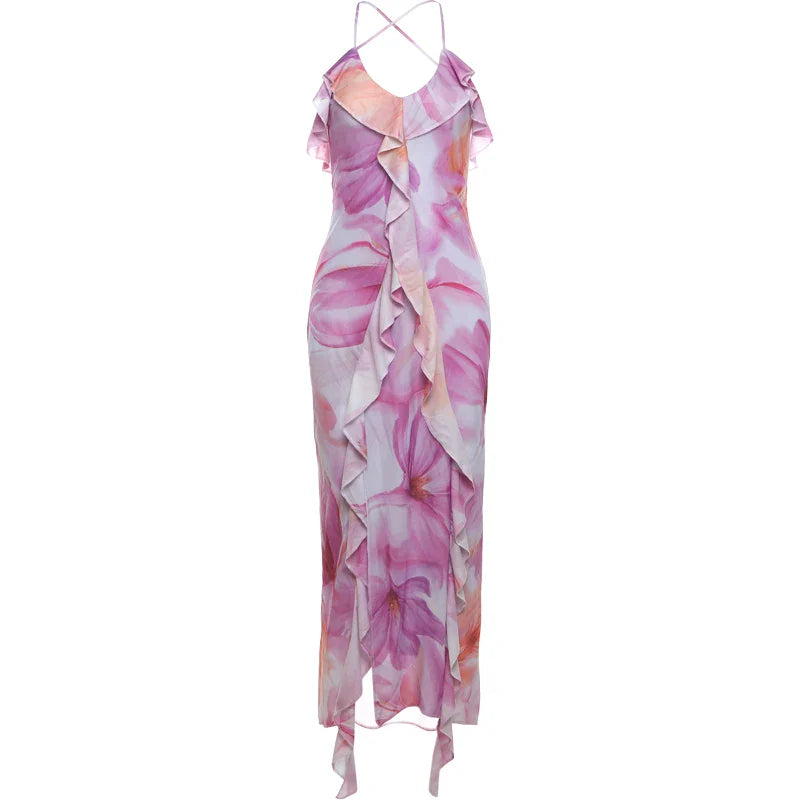 Giselle | Elegant Floral Wrap Dress