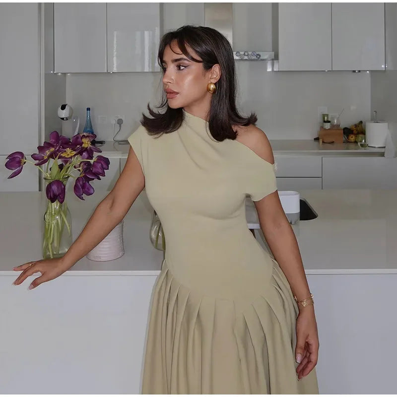 Clara Monroe | Short Sleeve Maxi Dress