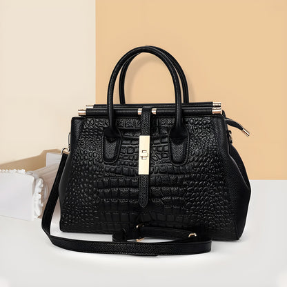 Alina | Women’s Crocodile Pattern Handbag