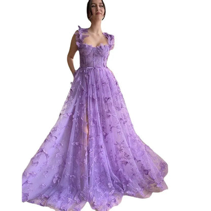 Amelia | Butterfly Sage Prom Gown