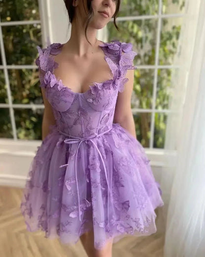 Amelia | Butterfly Sage Prom Gown