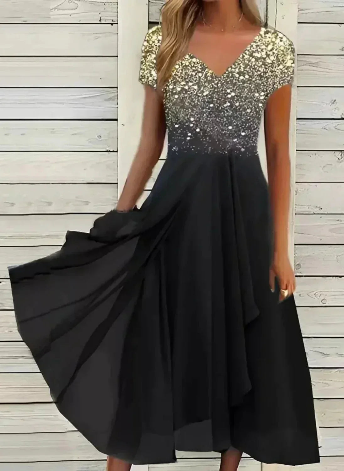 Vivara – Elegant Midi Dress