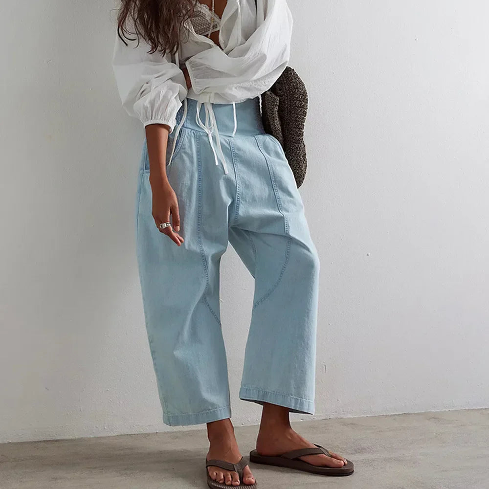 Velmira – Soft Denim Lounge Pants