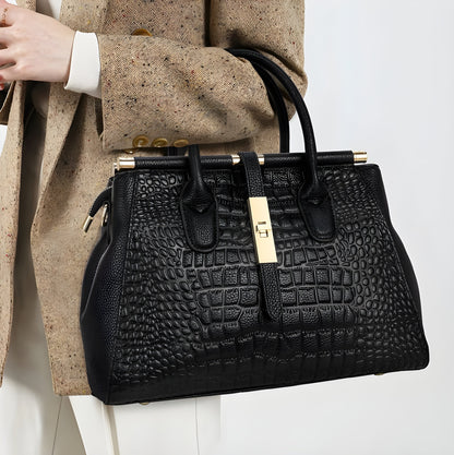Alina | Women’s Crocodile Pattern Handbag