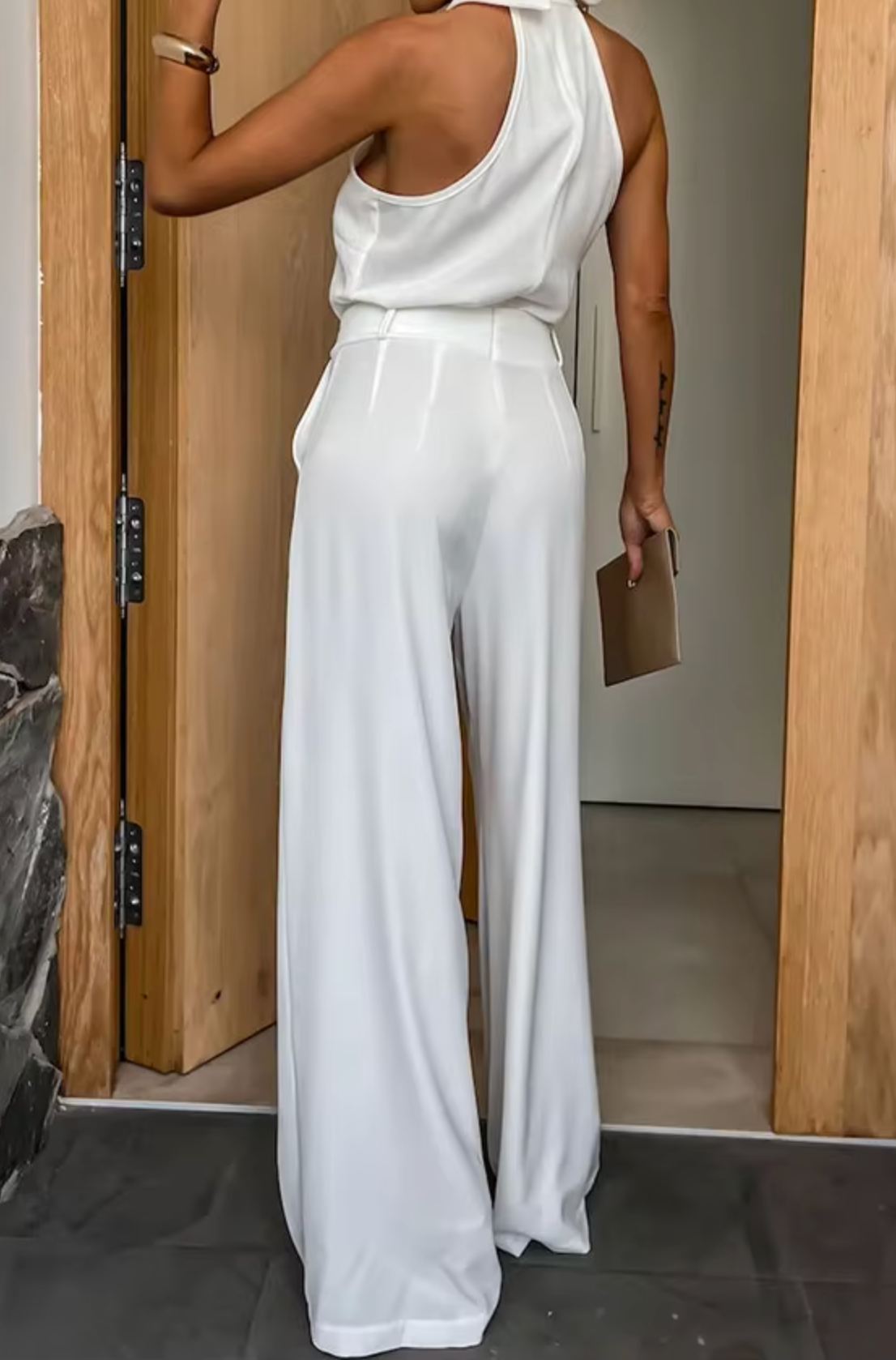 Caroline | Sleek Jumpsuit with Wide Legs
