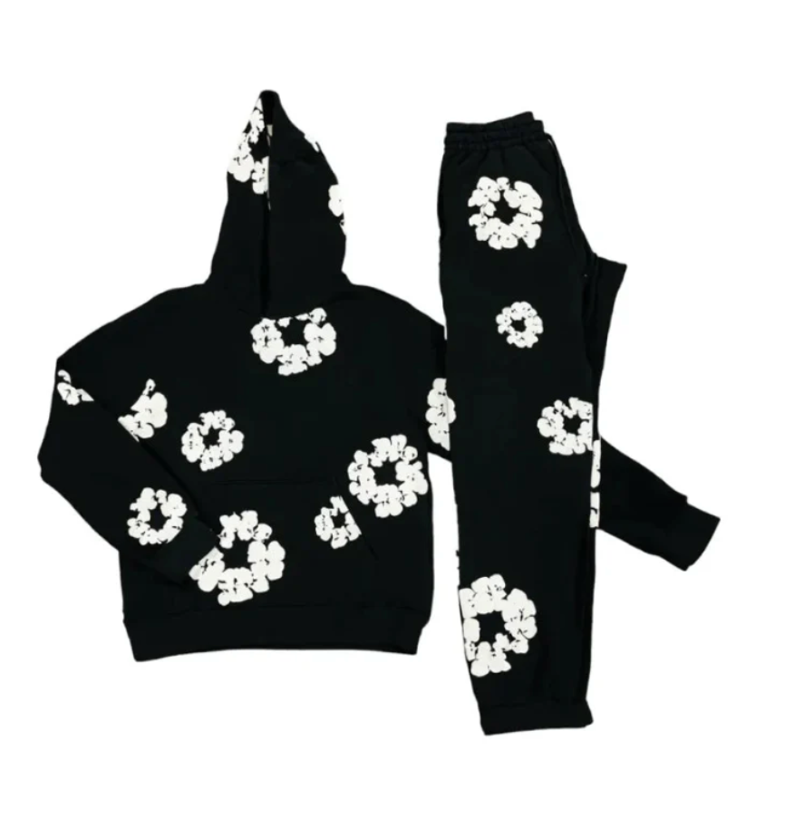 Alistair | Unisex Floral Tracksuit with Iconic Print