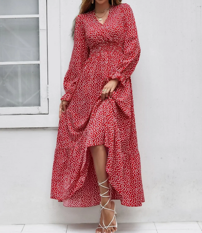 Reese Boho Ruffle Dress
