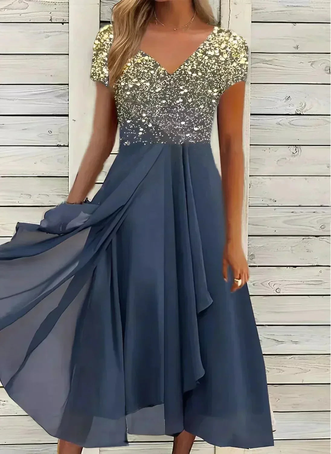 Vivara – Elegant Midi Dress