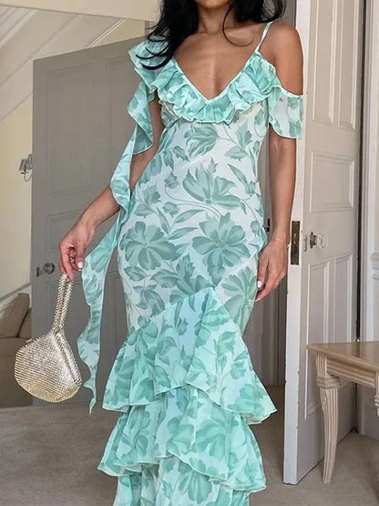 Gianna | Flirty Floral Ruffle Dress