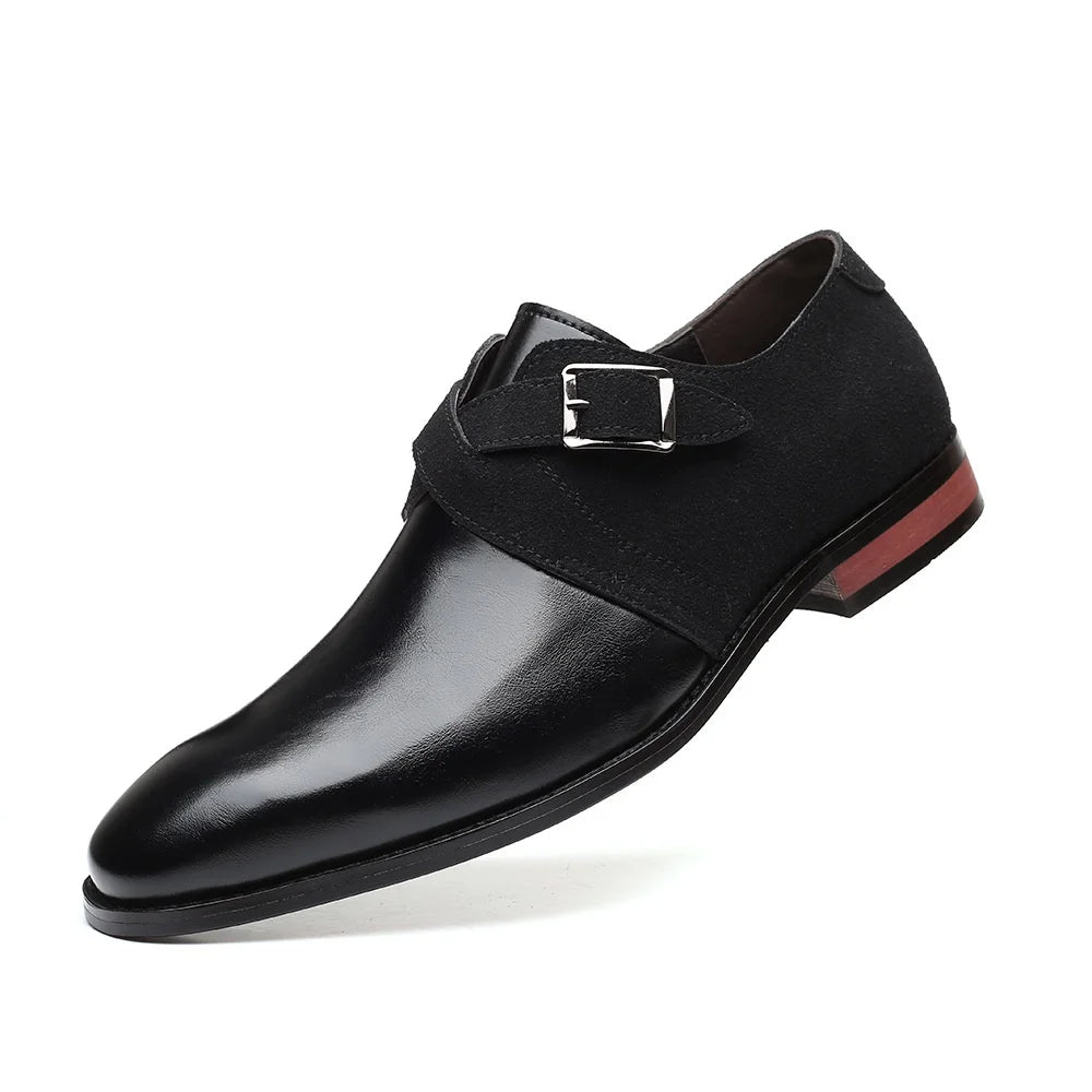Scott - Buckle Suede Loafer