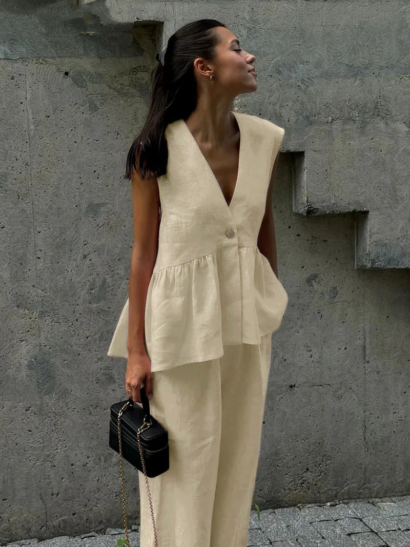 Sienna | Cotton Linen Two-Piece Set