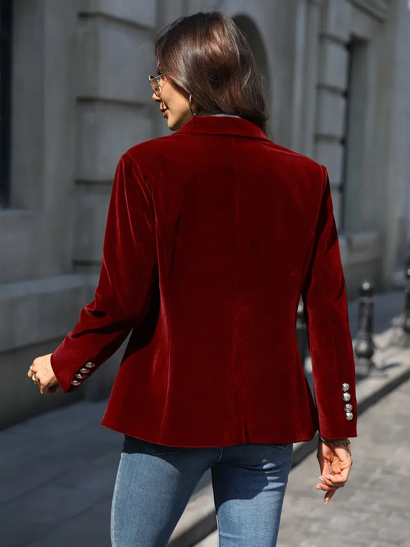 Faith | Elegant velvet blazer