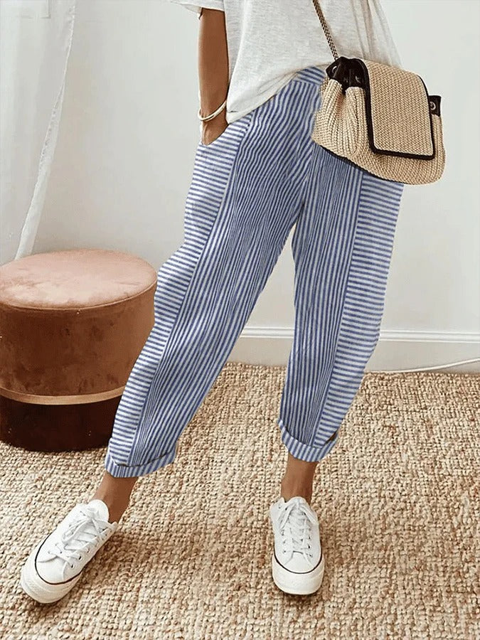 Keira | Striped Pants
