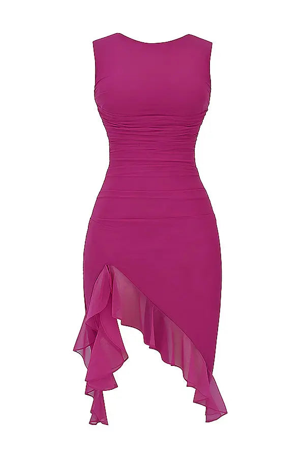 Charlotte Monroe | Ruffled Midi Dress