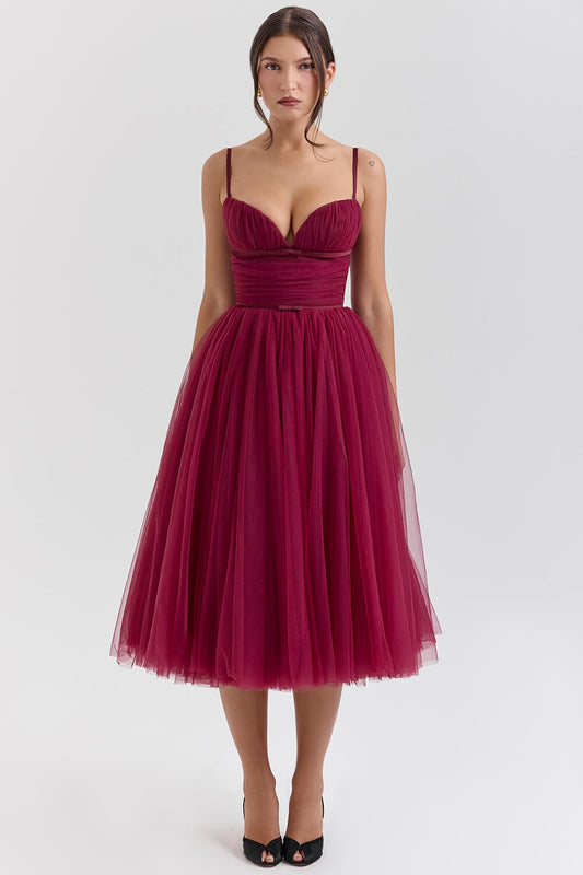 Juliette Rose | Elegant Midi Dress