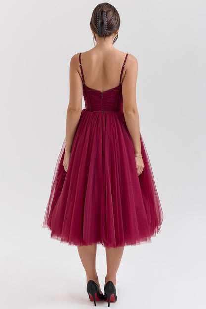 Juliette Rose | Elegant Midi Dress
