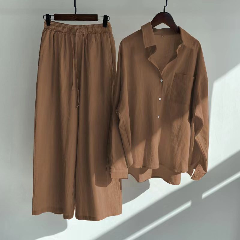Kylie | 2-piece set | Shirt & wide trousers