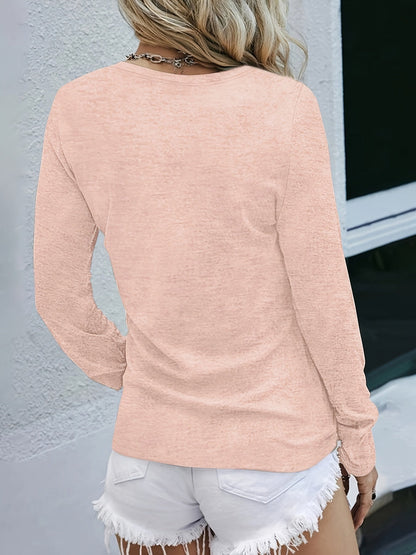 Genevieve | Casual Round Neck Pullover